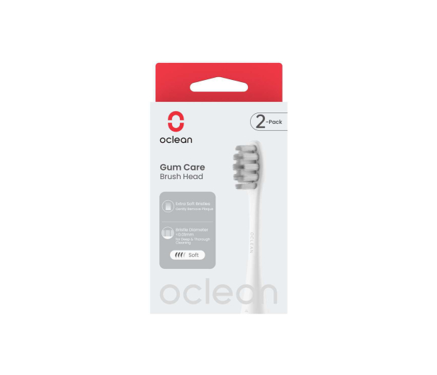 Oclean Końcówki Ochrona dziąseł P1S12 W02 biały 2 szt. - 1213178 - zdjęcie 3